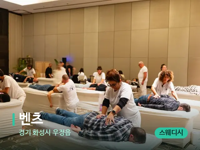 경기 화성시 우정읍 벤츠 — 마사지 관리를 받는 장면